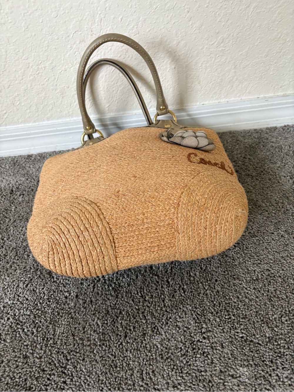 Coach Bleeker Straw Tote - Picture 4 of 11